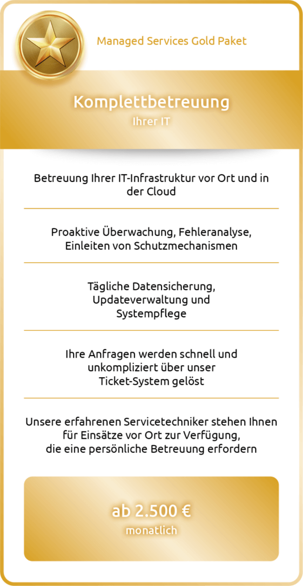 Komplettbetreuung Ihrer IT